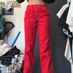 Red carpenter dickies